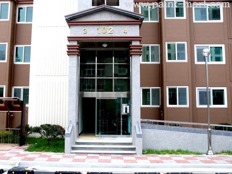 [페인트마트] 대전신탄진 평화아파트 특화도장, 마블스톤시공